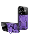 BFS  Realme C55 Kılıf Joy Lens Standlı Kapak - Mor