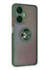 BFS  Realme C55 Kılıf Montreal Yüzüklü Silikon Kapak - Yeşil