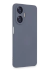 BFS  Realme C55 Kılıf Nano içi Kadife Silikon - Gri