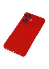 BFS  Realme C55 Kılıf Nano içi Kadife Silikon - Kırmızı