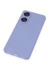 BFS  Realme C55 Kılıf Nano içi Kadife Silikon - Lila