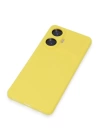 BFS  Realme C55 Kılıf Nano içi Kadife Silikon - Sarı