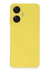 BFS  Realme C55 Kılıf Nano içi Kadife Silikon - Sarı