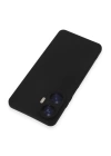 BFS  Realme C55 Kılıf Nano içi Kadife Silikon - Siyah