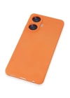 BFS  Realme C55 Kılıf Nano içi Kadife Silikon - Turuncu