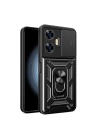 BFS  Realme C55 Kılıf Pars Lens Yüzüklü Silikon - Siyah