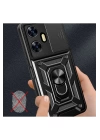 BFS  Realme C55 Kılıf Pars Lens Yüzüklü Silikon - Siyah