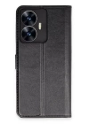 BFS  Realme C55 Kılıf Trend S Plus Kapaklı Kılıf - Siyah
