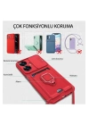 BFS  Realme C55 Kılıf Zuma Kartvizitli Yüzüklü Silikon - Siyah
