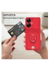 BFS  Realme C55 Kılıf Zuma Kartvizitli Yüzüklü Silikon - Siyah
