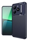 BFS  Realme C61 Kılıf Auto Focus Karbon Kapak - Lacivert
