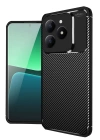 BFS  Realme C61 Kılıf Auto Focus Karbon Kapak - Siyah