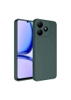 BFS  Realme C61 Kılıf First Silikon - Koyu Yeşil