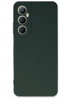 BFS  Realme C65 Kılıf First Silikon - Koyu Yeşil