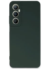 BFS  Realme C65 Kılıf First Silikon - Koyu Yeşil