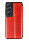 BFS  Realme C65 Kılıf Flip Cover - Kırmızı