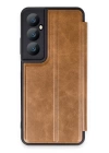 BFS  Realme C65 Kılıf Flip Cover - Taba