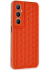 BFS  Realme C65 Kılıf Petek Silikon Kapak - Kırmızı