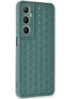 BFS  Realme C65 Kılıf Petek Silikon Kapak - Koyu Yeşil