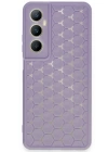 BFS  Realme C65 Kılıf Petek Silikon Kapak - Lila