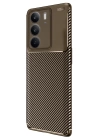 BFS  Realme C75 4G Auto Focus Karbon Kapak - Kahverengi