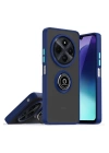 BFS  Realme C75 4G Kılıf Montreal Yüzüklü Silikon Kapak - Lacivert