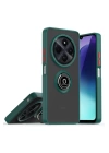 BFS  Realme C75 4G Kılıf Montreal Yüzüklü Silikon Kapak - Yeşil