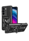 BFS  Realme C75 4G Kılıf Pars Lens Yüzüklü Silikon - Siyah