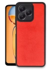 BFS  Realme Note 50 4G Kılıf Aras Deri Kapak - Kırmızı