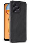 BFS  Realme Note 50 4G Kılıf Aras Deri Kapak - Siyah