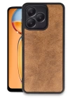 BFS  Realme Note 50 4G Kılıf Aras Deri Kapak - Taba