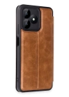 BFS  Realme Note 50 4G Kılıf Flip Cover - Taba