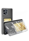 BFS  Realme Note 50 4G Kılıf Kart Şeffaf Silikon - Şeffaf
