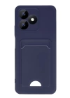 BFS  Realme Note 50 4G Kılıf Kelvin Kartvizitli Silikon - Lacivert