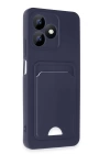 BFS  Realme Note 50 4G Kılıf Kelvin Kartvizitli Silikon - Lacivert