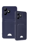 BFS  Realme Note 50 4G Kılıf Kelvin Kartvizitli Silikon - Lacivert