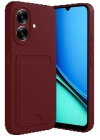BFS Realme Note 60 Kelvin Kartvizitli Silikon - Bordo