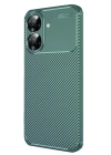 BFS  Realme Note 60 Kılıf Auto Focus Karbon Kapak - Koyu Yeşil