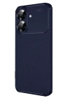 BFS  Realme Note 60 Kılıf Auto Focus Karbon Kapak - Lacivert