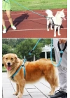 BFS  Reflektörlü Fosforlu Köpek Gezdirme Halatı Tasma Kayışı Metal Kancalı 130 cm