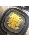 BFS  Renkli Isıya Dayanıklı Yıkanılabilir Silikon Fırın  Airfryer Kare Model Pişirme Matı 20 cm