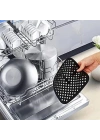 BFS   Renkli Isıya Dayanıklı Yıkanılabilir Silikon Fırın Ve Airfryer Kare Pişirme Matı 21,5 Cm