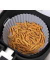 BFS  Renkli Isıya Dayanıklı Yıkanılabilir Silikon Fırın Ve Airfryer Yuvarlak Pişirme Matı 20 Cm