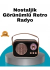 BFS Retro Tarz Kablosuz Radyo – Bluetooth, USB ve TF Kart Girişli