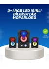BFS RGB Işıklı USB Hoparlör Seti 9W Çıkış Gücü Derin Bas