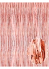 BFS  Rose Gold Püsküllü Kapı Perdesi - Parti, Bekarlığa Veda, Doğum Günü 1x2 m