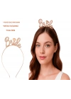BFS Rose Gold Renkli Taşlı “bride” Gelin Tacı – El Yazısı Yazı Tipiyle