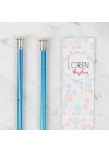 BFS  Rythm 5mm Mavi Renkli Metal Örgü Şişi