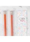 BFS  Rythm 6mm Kırmızı Renkli Metal Örgü Şişi