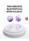 BFS S05 Bluetooth 5.3 Kulaklık IPX4 Su Geçirmez Hızlı Eşleşme Güçlü Stereo Ses